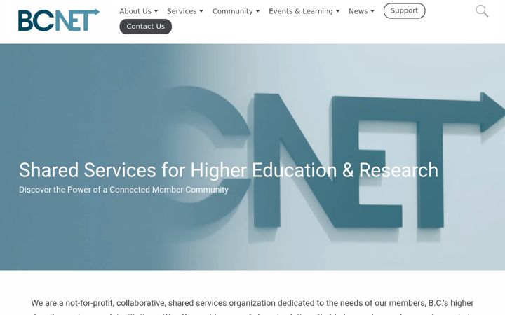 Screenshot of bc.net