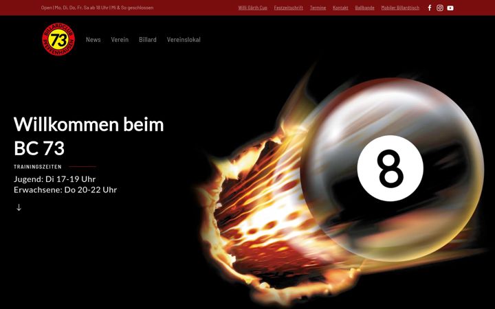 Screenshot of bc73.de