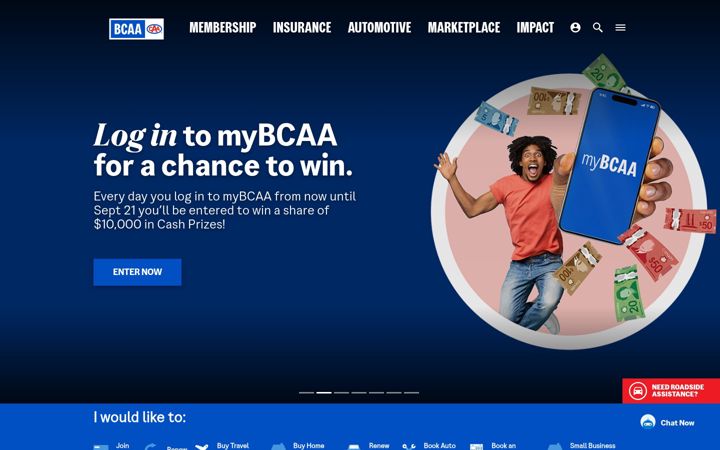 Kuvakaappaus sivustosta bcaa.com