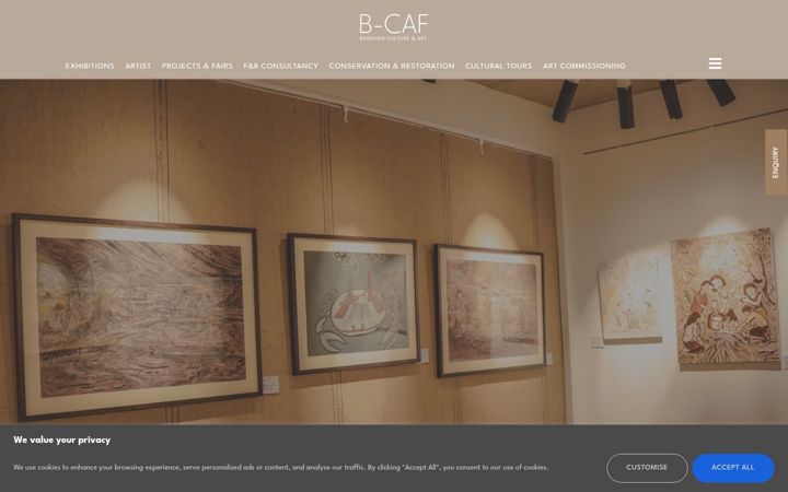 Screenshot of bcaf.org.in