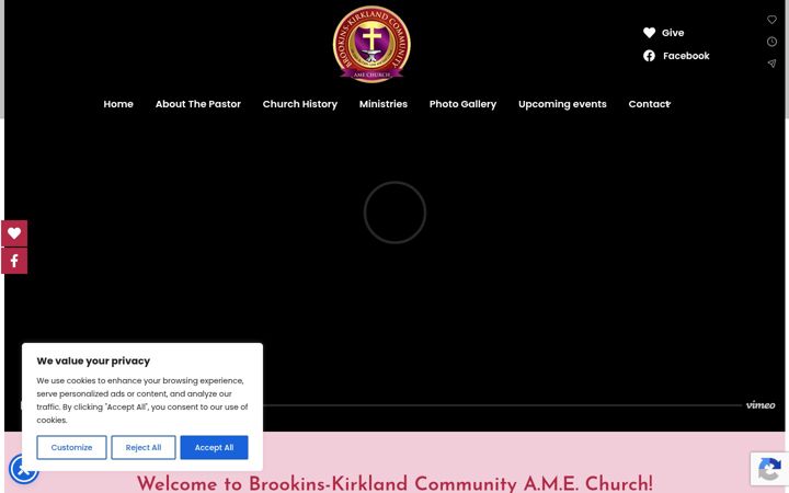 Screenshot του bcamechurchla.org