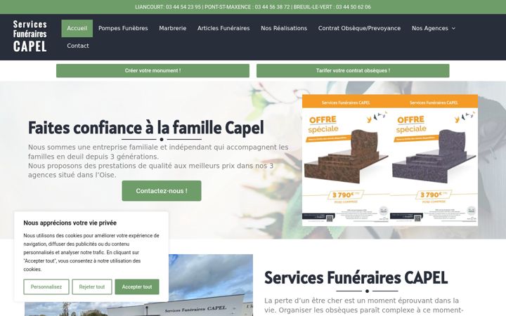 Screenshot of bcapel.fr