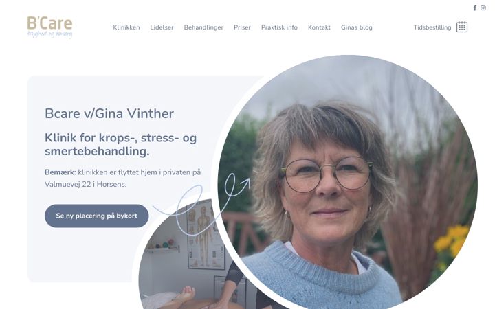 Screenshot of bcare.dk