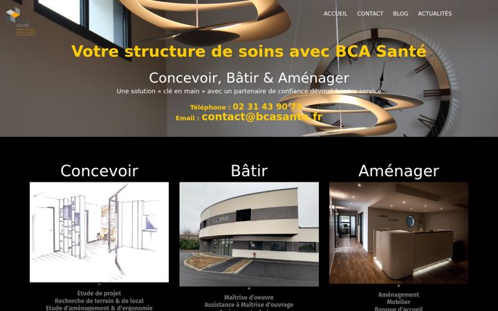 Screenshot of bcasante.fr