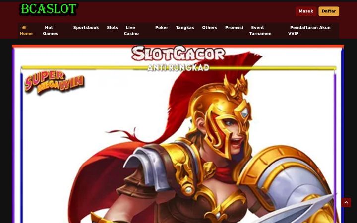 Screenshot of bcaslots.com