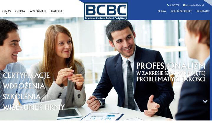 Kuvakaappaus sivustosta bcbc.pl