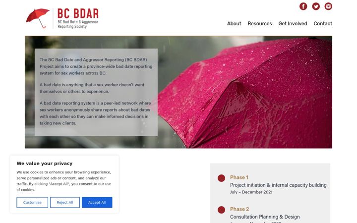Screenshot του bcbdar.org