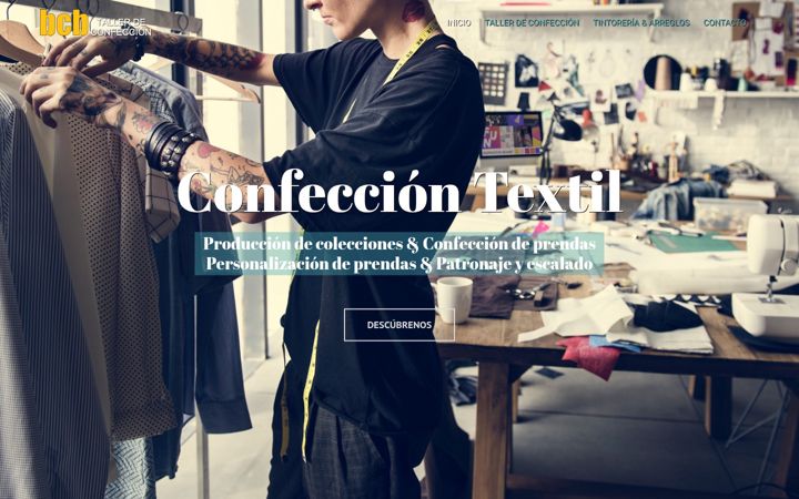 Screenshot of bcbtextil.com