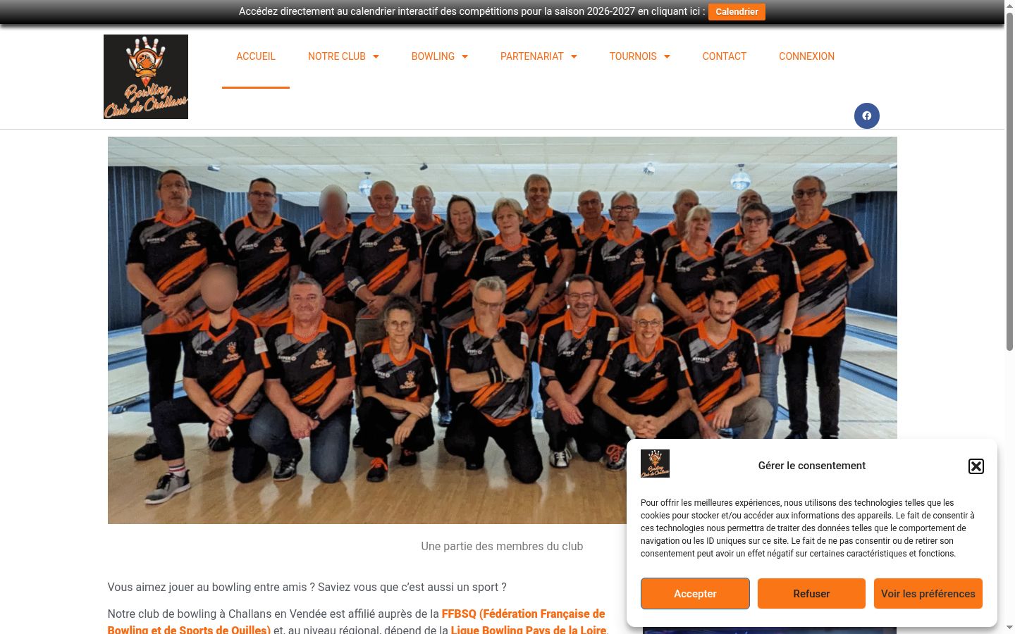 Screenshot des Einwilligungsbanners vor jeglicher Interaktion