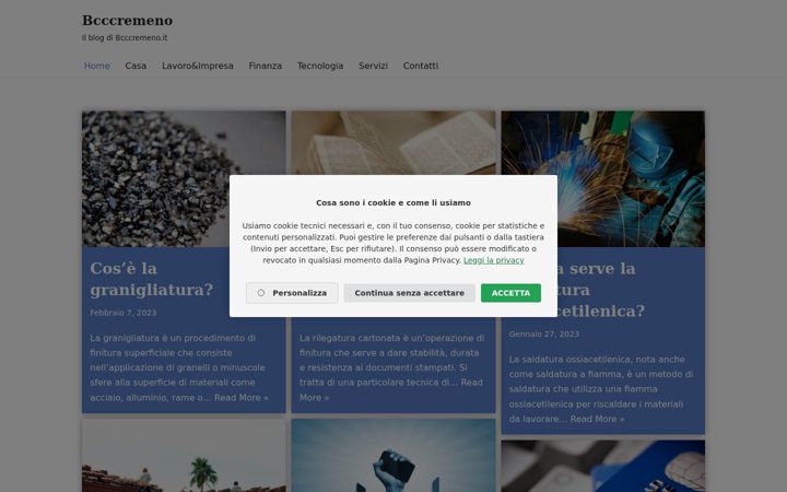 Screenshot of bcccremeno.it