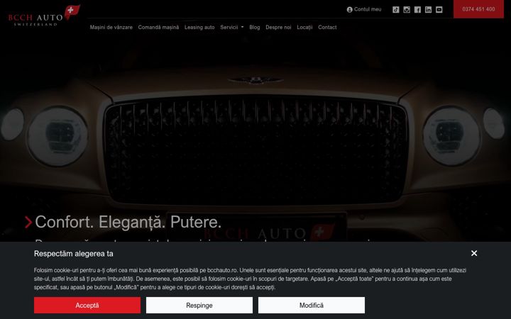 Screenshot of bcchauto.ro