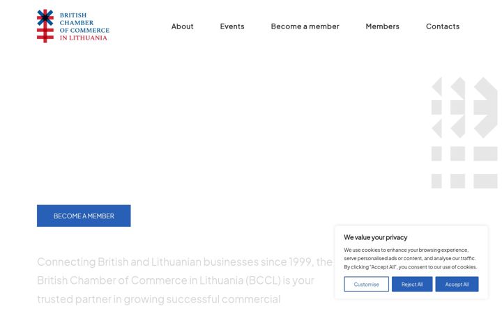 Screenshot of bcclithuania.com