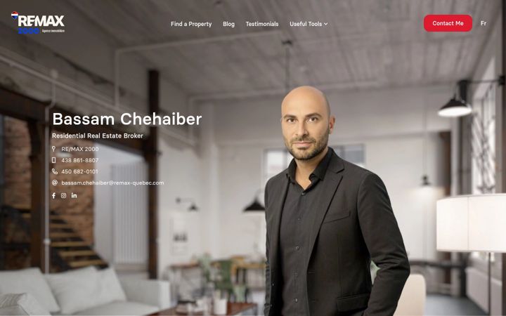 Screenshot of bccourtier.com