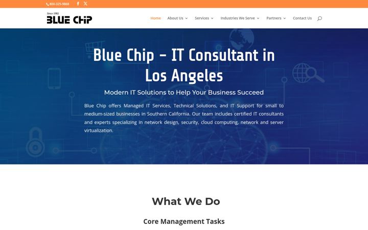 Screenshot of bccs.com