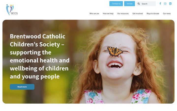 Captura de pantalla de bccs.org.uk
