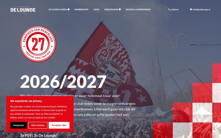 Screenshot of bcdelounge.nl