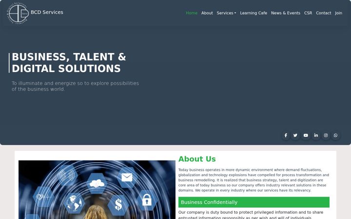 Screenshot of bcdserve.com
