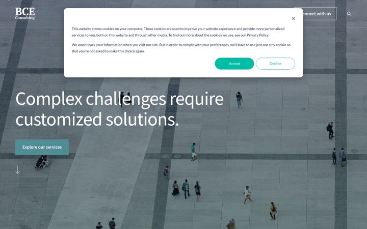 Screenshot of bceconsulting.com