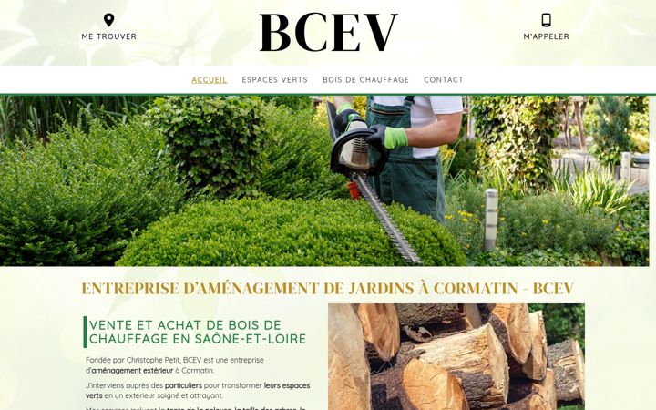 Screenshot of bcev.fr