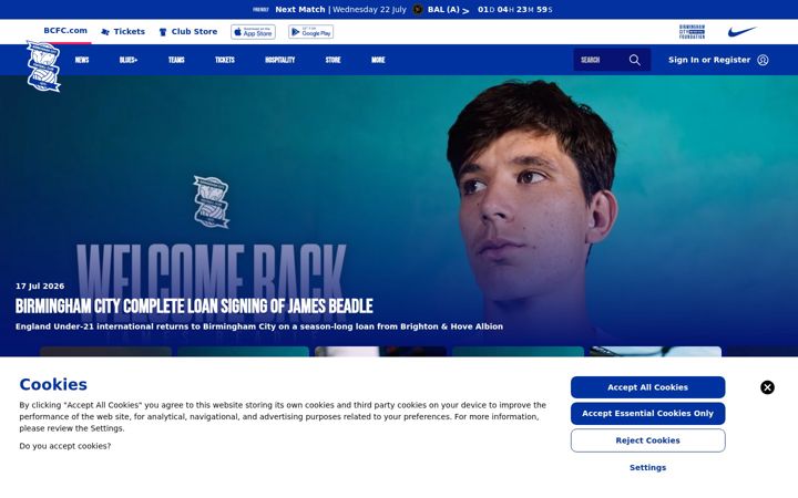 Screenshot van bcfc.com