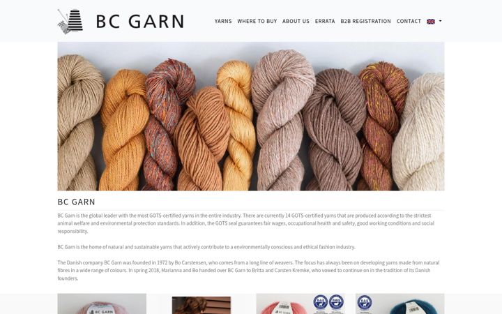 Screenshot of bcgarn.com