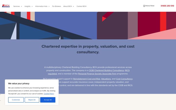 Screenshot of bch.uk.com