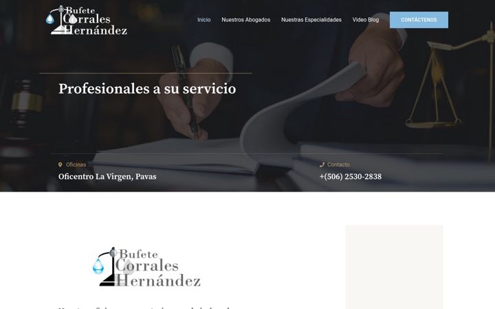 Screenshot of bchlegal.com