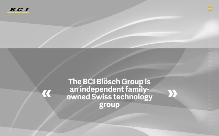 Screenshot of bci-group.ch