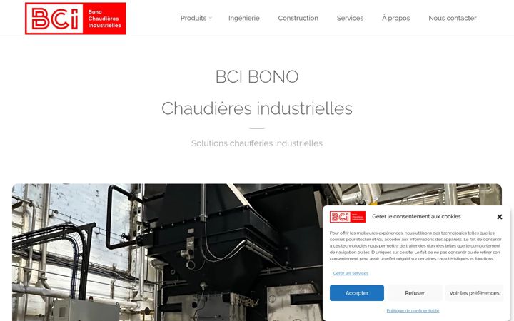 Screenshot of bcibono.fr
