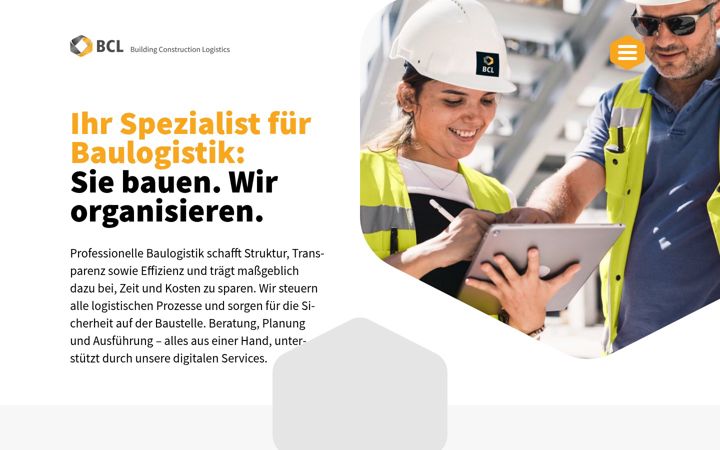 Screenshot of bcl-baulogistik.com
