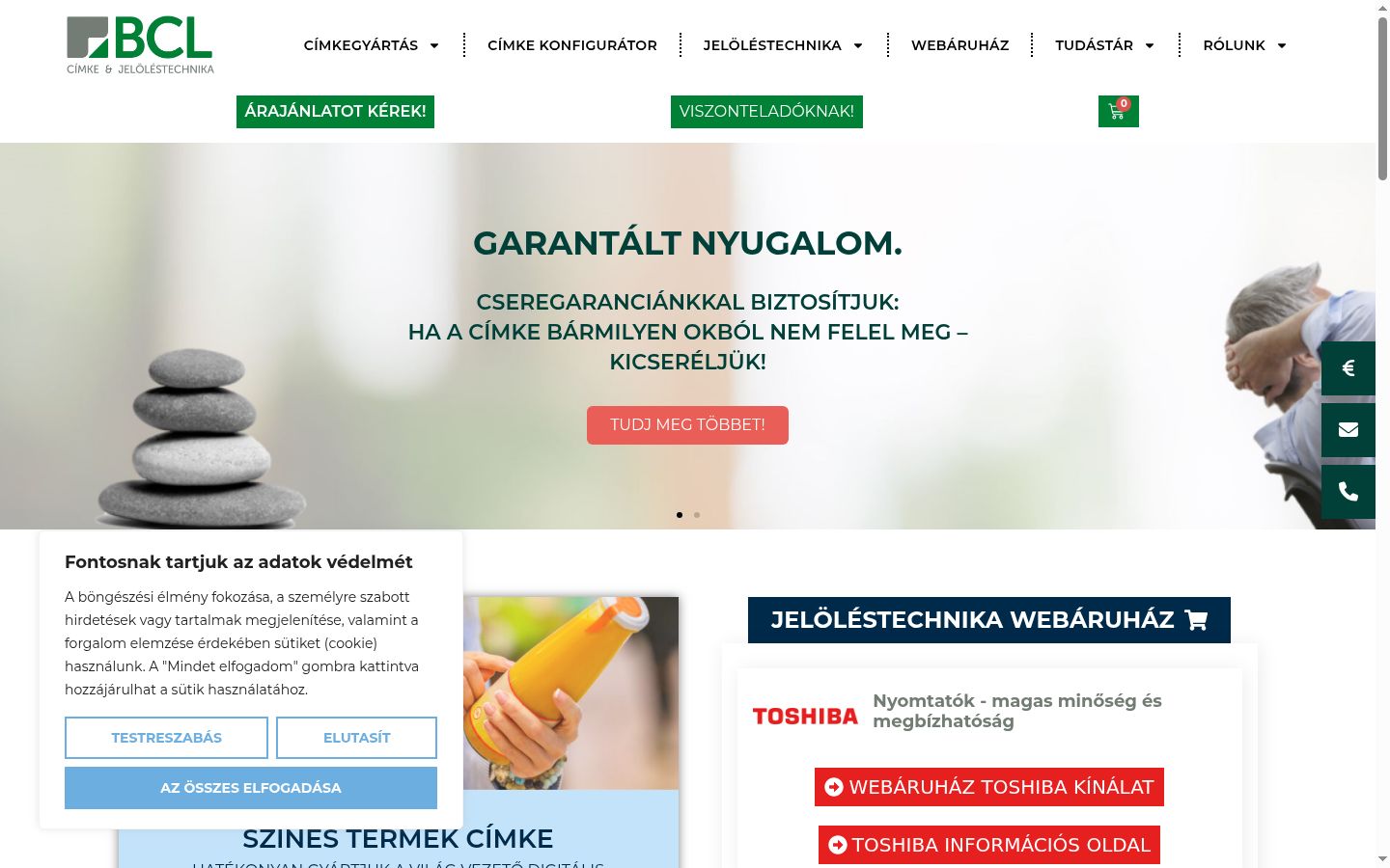 Screenshot tal-banner tal-kunsens muri qabel kwalunkwe interazzjoni