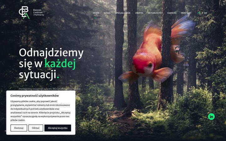 Screenshot of bcla.pl