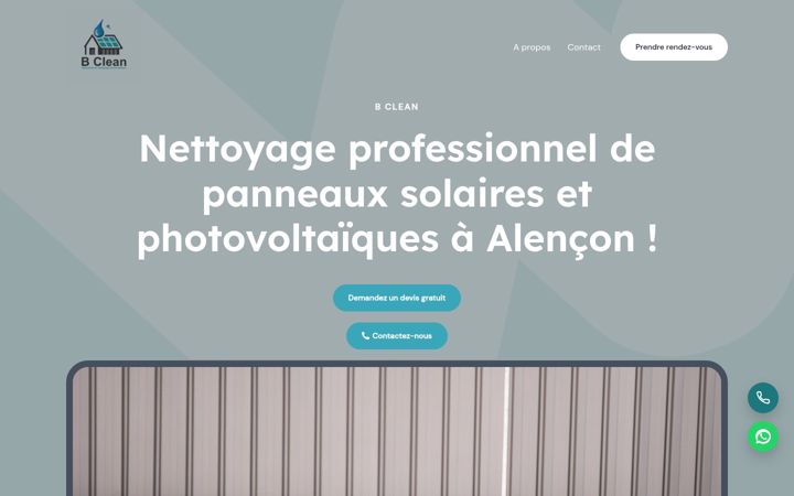 Screenshot of bclean.fr