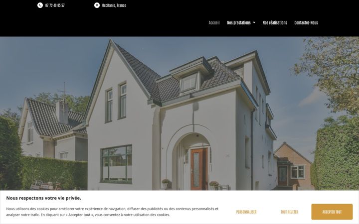 Screenshot of bcm-batiment.fr