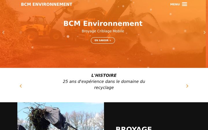 Screenshot di bcm-environnement.fr