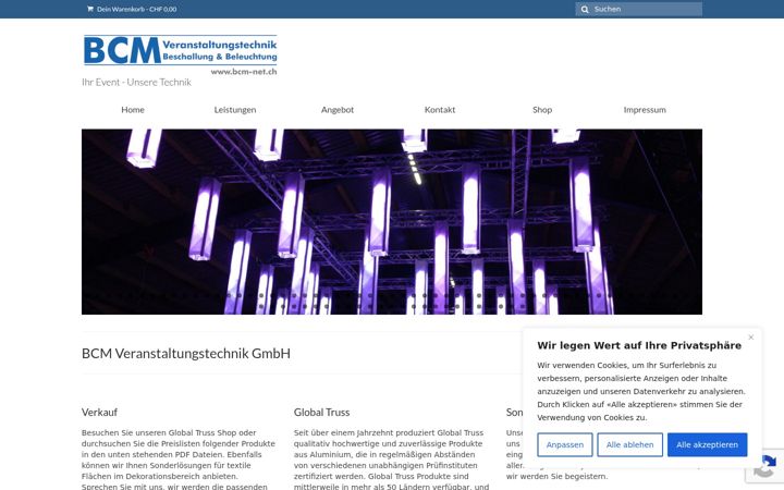Screenshot of bcm-net.ch