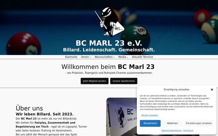 Screenshot of bcmarl23.de