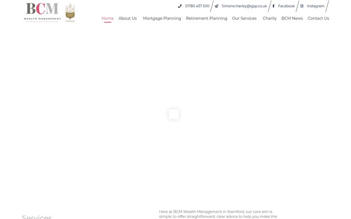 Captura de pantalla de bcmwealth.co.uk