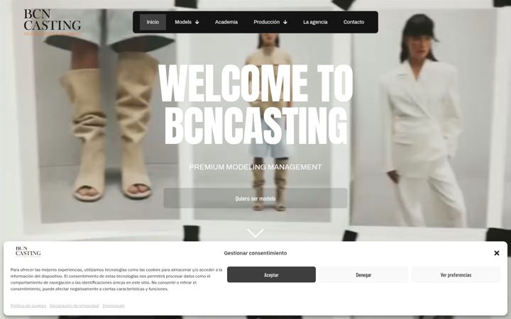 Screenshot ta' bcncasting.es