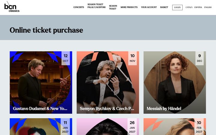 Screenshot of bcnclassics.koobin.events