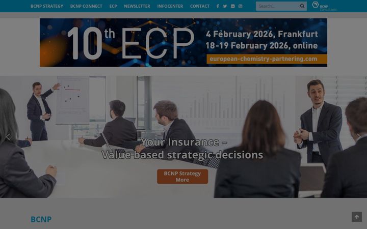 Screenshot of bcnp.com