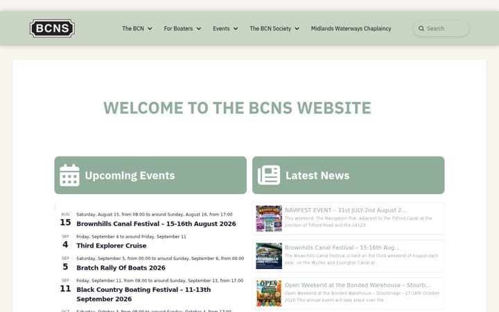 Screenshot of bcnsociety.com