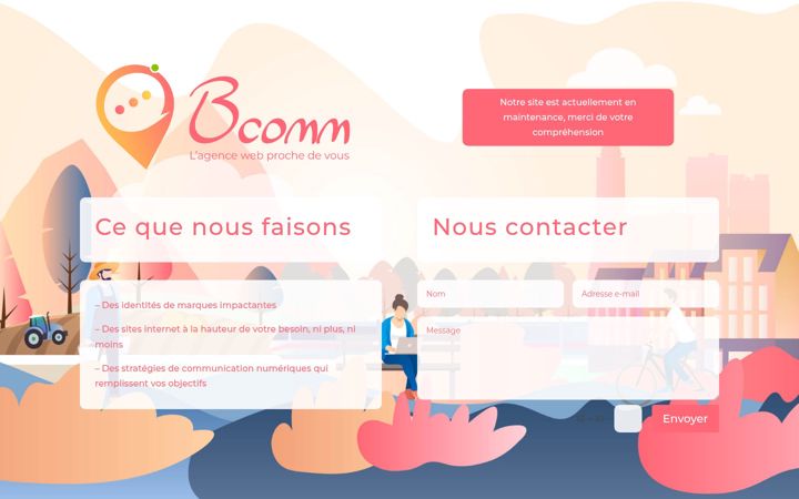 Screenshot di bcomm.fr