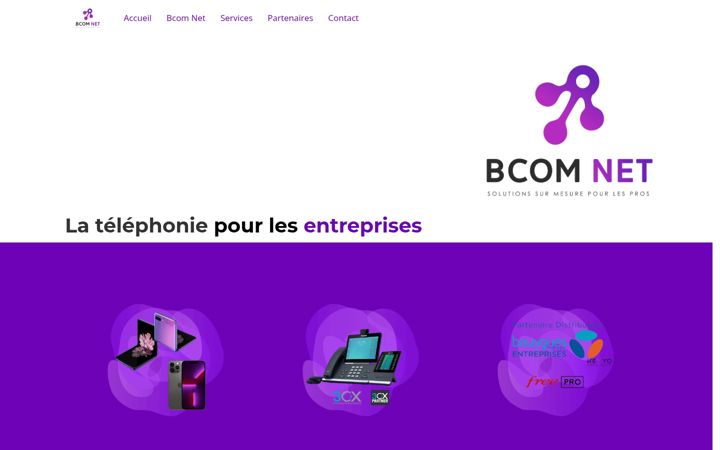 Screenshot of bcomnet.fr