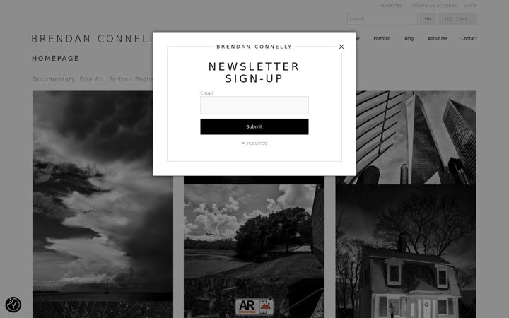 Screenshot of bconnphotos.com