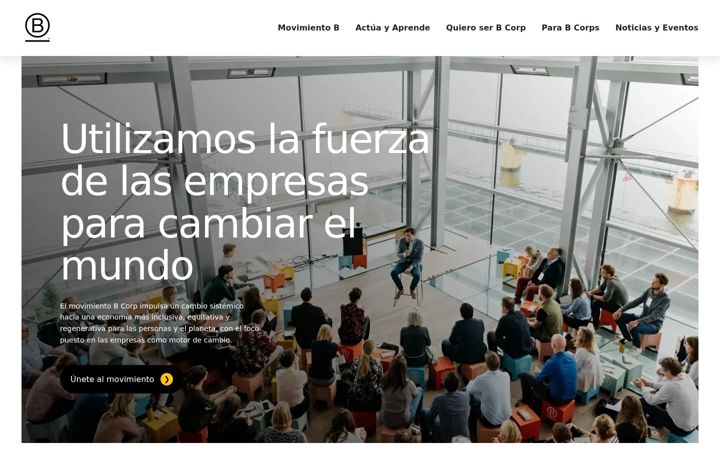Screenshot of bcorpspain.es