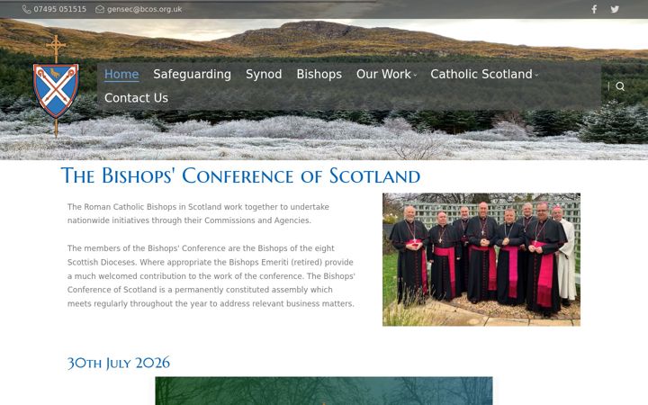 Screenshot of bcos.org.uk