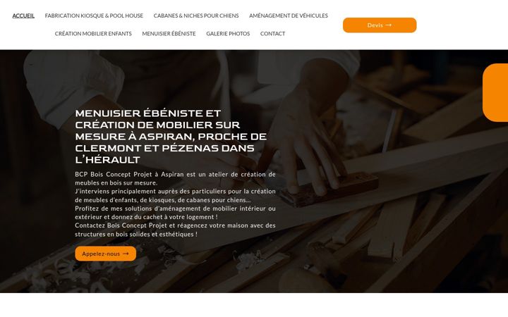 Screenshot of bcp-menuisier.fr