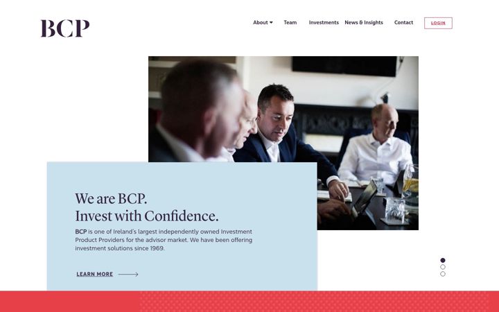Screenshot of bcp.ie