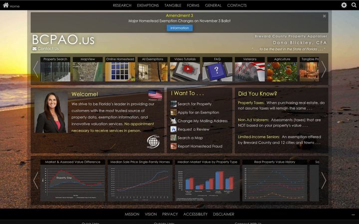 Screenshot of bcpao.us